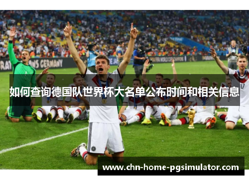 如何查询德国队世界杯大名单公布时间和相关信息