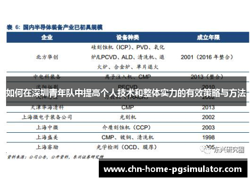 如何在深圳青年队中提高个人技术和整体实力的有效策略与方法